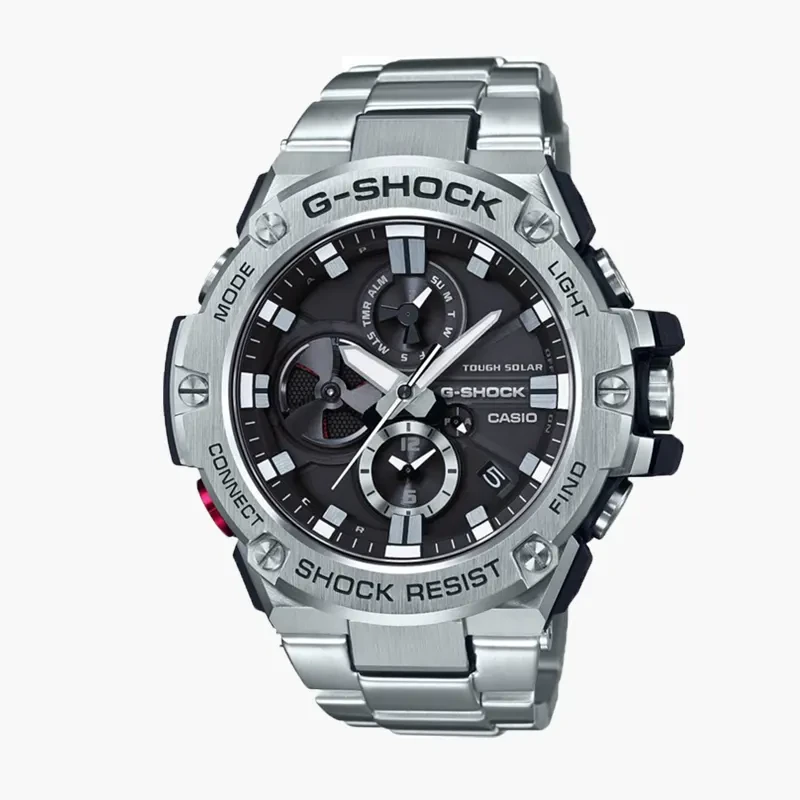 Casio G-Shock Tought Solar Power Black Dial Men's Watch- GST-B100D-1A